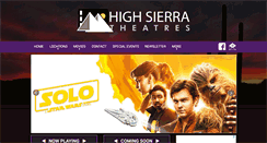 Desktop Screenshot of highsierratheatres.com